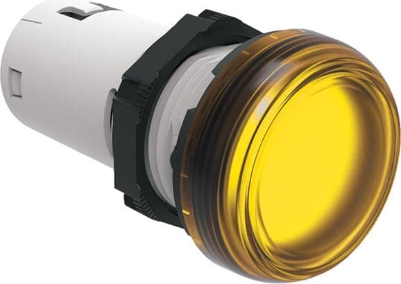 LED-signallampa samtidig gul 230V AC LPMLM5