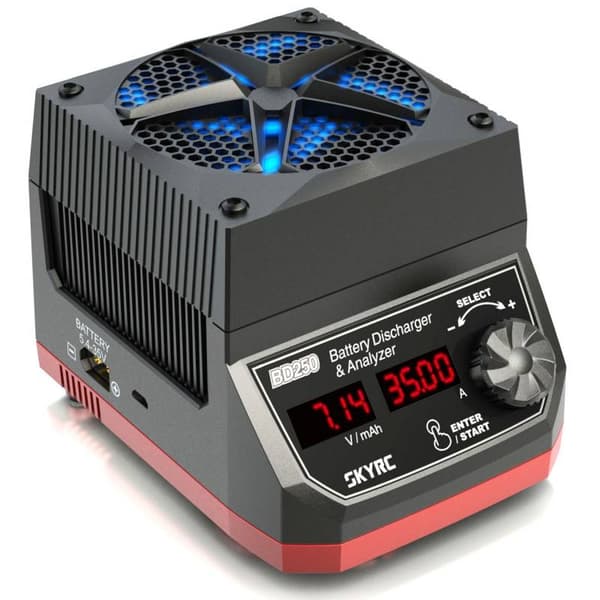 Akun purkausanalysaattori SkyRC BD250