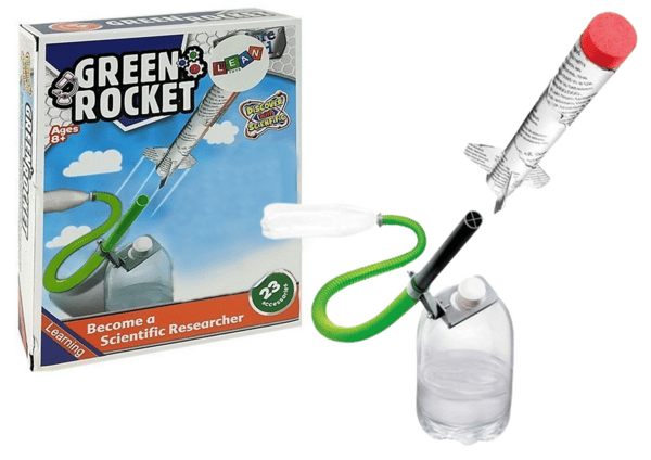 Pedagogisk DIY-raket med tryckluft