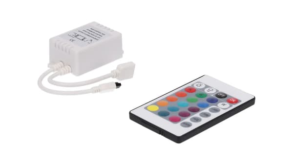 RGB LED Driver 3x1A 24-tast IR 12V Prescot