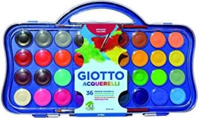 Akvarelmaling i pastiller 36 farver GIOTTO