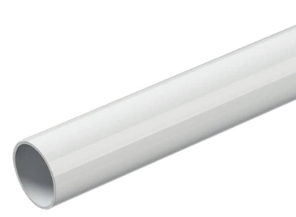 Bitspower None Chamfer Hard tube mässing 16MM OD, 300mm - vit