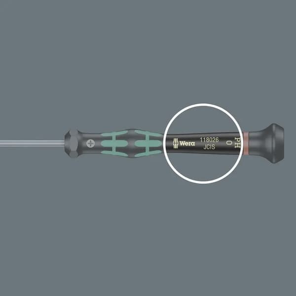 WERA Kraftform Micro 12 delars skruvmejselsats Precision