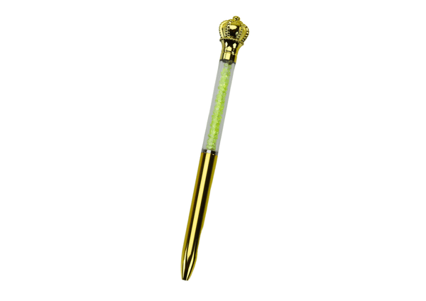 Crown kuglepen diamanter blå refill 0.7mm mix