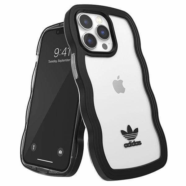 Adidas OR Wavy Case iPhone 13 Pro /13 6,1\" musta-läpinäkyvä/musta-läpinäkyvä 51900
