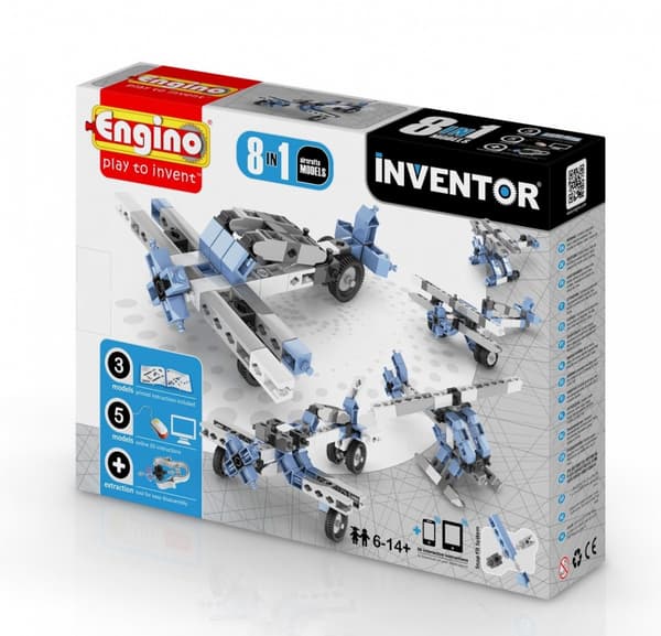 Inventor 8 modeller fly - flyvemaskiner