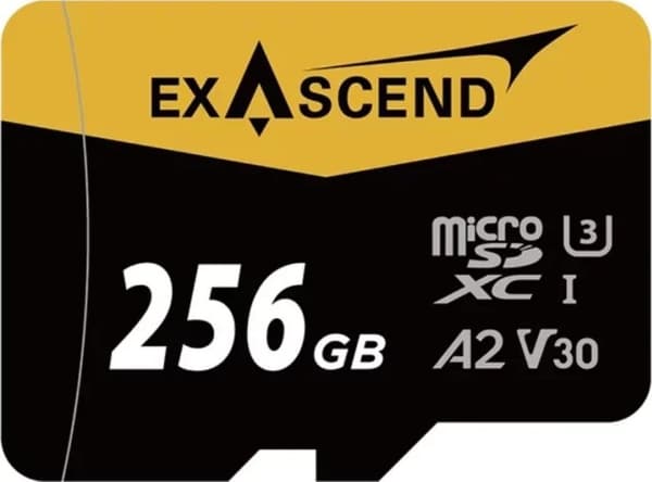 ExaScend Catalyst MicroSDXC -kortti 256GB UHS-I/U3 A2 V30 (EX256GUSDU1-AD)