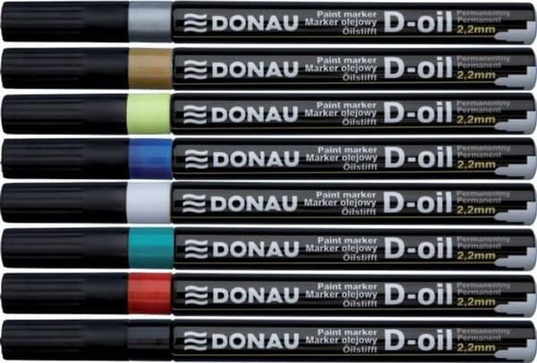 Donau Oliemarkør D-oil 2,2 mm, gul