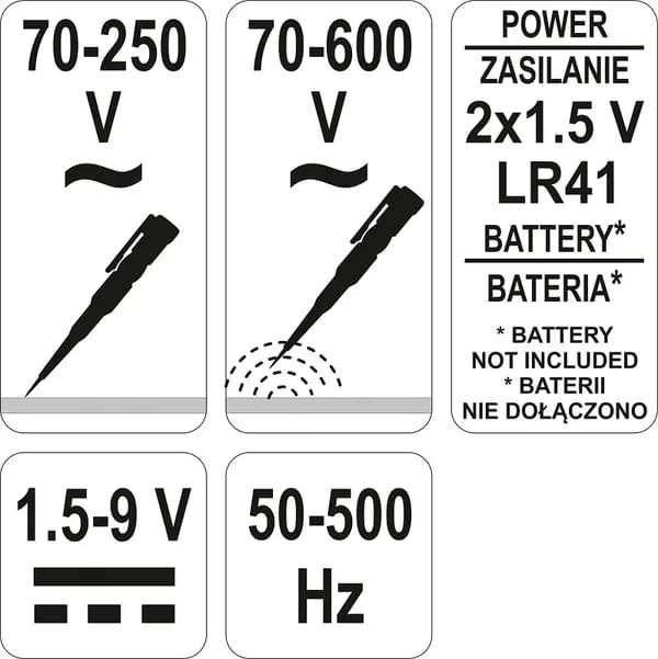 TILAVUUSNÄYTTEENOTIN 70-250V