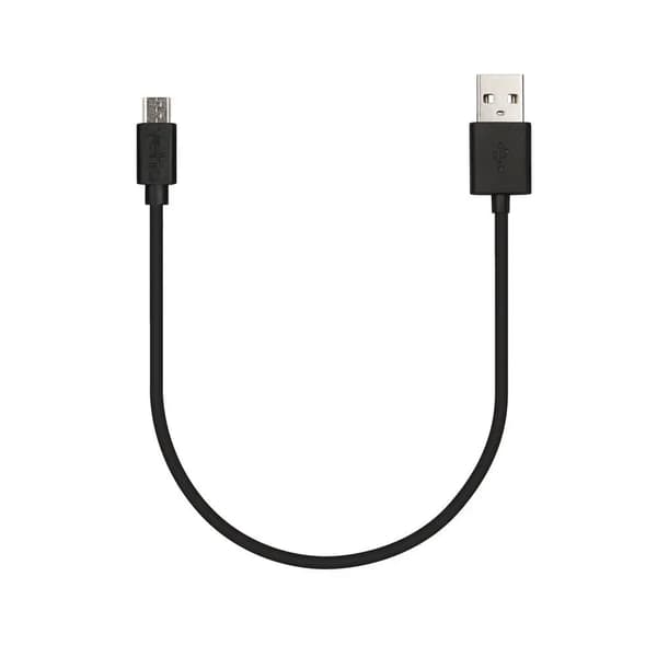 Veho VCL-001-M-20CM USB-kabel 0,2 m USB 2.0 USB A Micro-USB B Sort