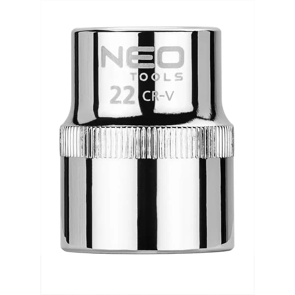 Neo Topnøgle 6-kant 1/2\" 22mm (08-022)