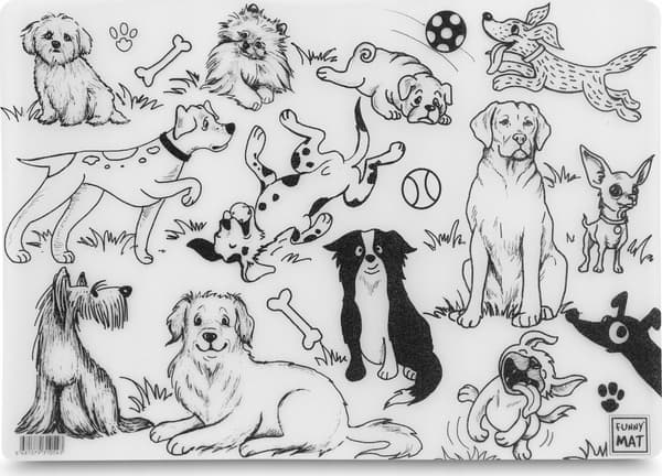 Transparent måtte Hunde Sjov Måtte STRIGO