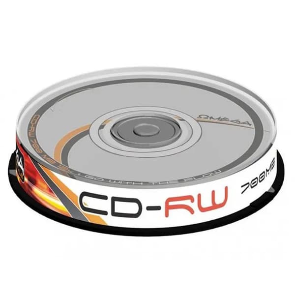 Omega CD-RW 700 MB 12x 10 stk (56243)
