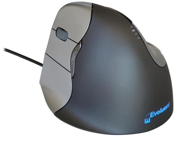 Evoluent Vertical Mouse4 Vänsterhänt Mus USB