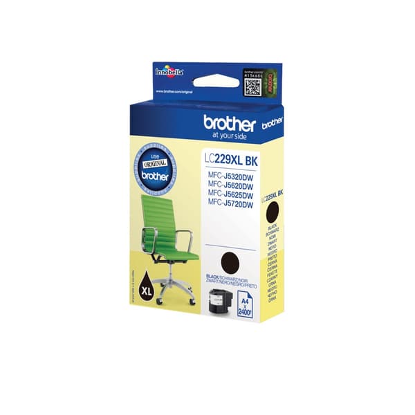 Brother LC229XLBK - sort - original - blækpatron