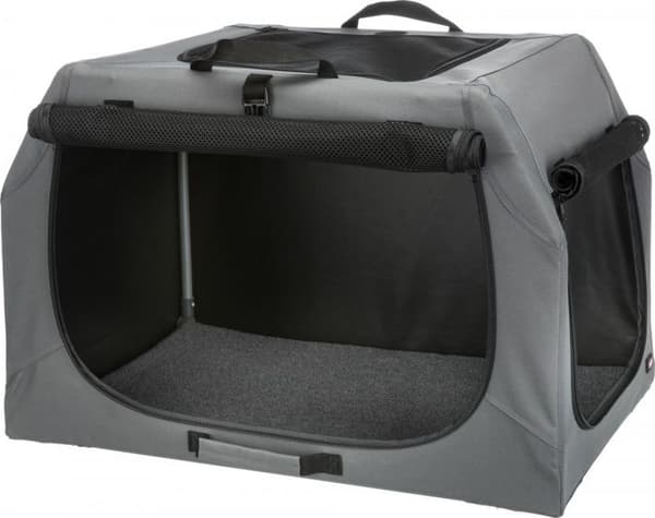 Trixie Easy Soft Kennel, hundkoja, grå, S–M: 71 × 49 × 51 cm