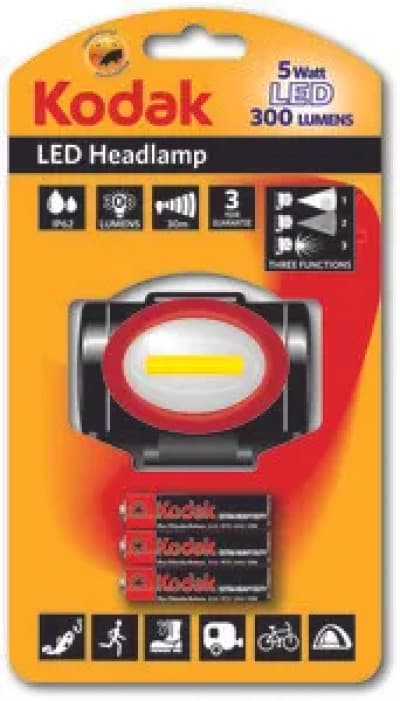 LED-FICKLAMPA 5W 300LM+3XAAA