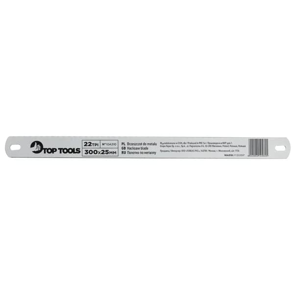 Top Tools Kaksipuolinen metallisahanterä 300x25mm - 10A310