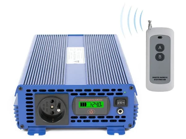 Spændingsomformer 24 VDC/230 VAC ECO MODE SINUS IPS-2000S PRO 2000W