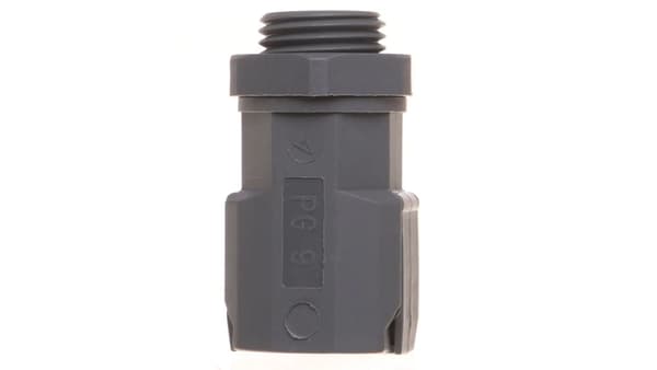 Polyamidiputki suojaputkille PG9 IP54 harmaa FD 9 E03DK-07040100101
