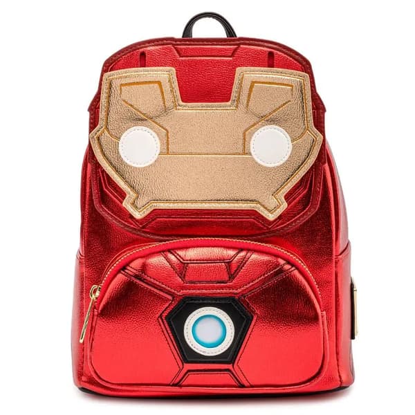 Loungefly Marvel Iron Man valaistu reppu 26cm