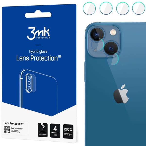 Kameraglas til iPhone 13 7H til 3mk Lens Protection serie linse