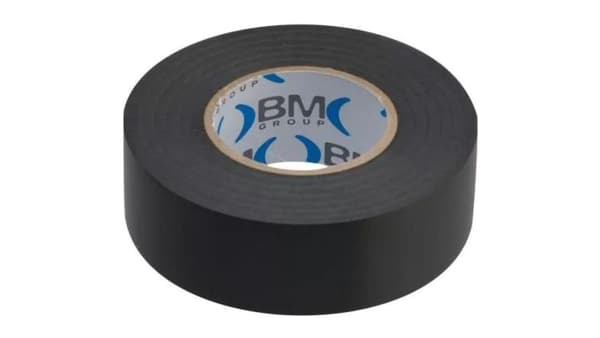 PVC ISOLERINGSTAPE 0.15x19mm, 25M Sort •BM Group•