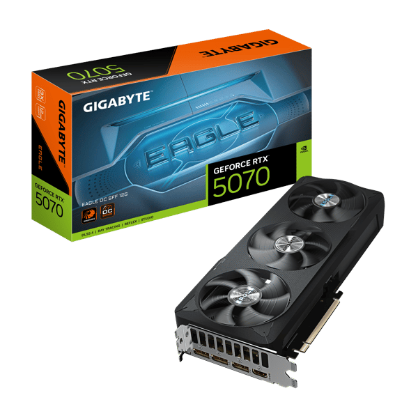 Gigabyte GeForce RTX 5070 EAGLE OC SFF 12G - grafikkort - GeForce RTX 5070 - 12 GB