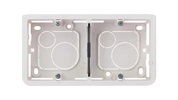 Legrand Påbygningsboks 4-5 moduler MOSAIC horisontal hvid - 080285