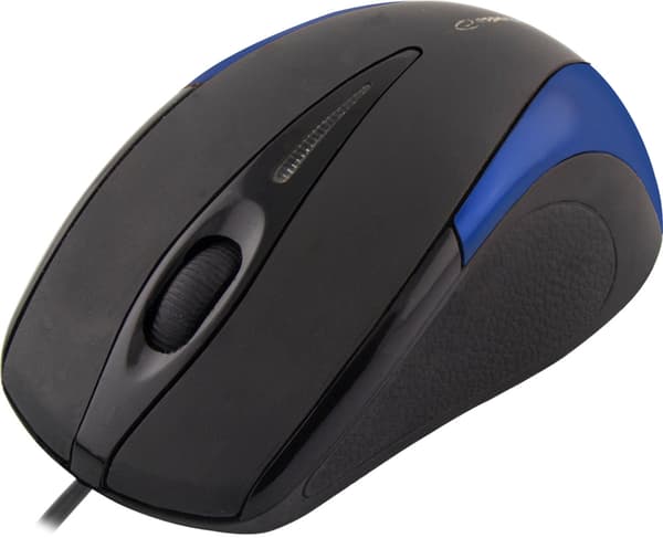 ESPERANZA SIRIUS 3D TRÅDBUNDEN OPTISK MUS USB SVART/BLÅ