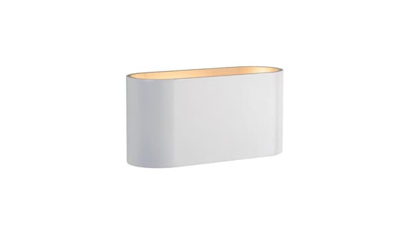 Squalla G9 IP20 vit vägglampa