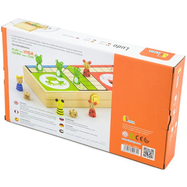 Träspel Ludo Chinese Viga Toys
