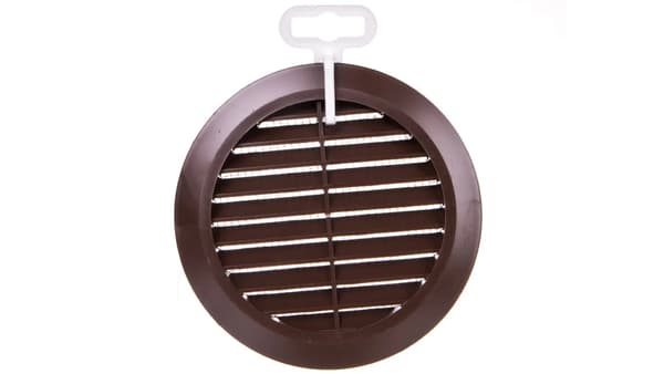 Ilmanvaihtoritilä fi 100mm ruskea verkko T30BR