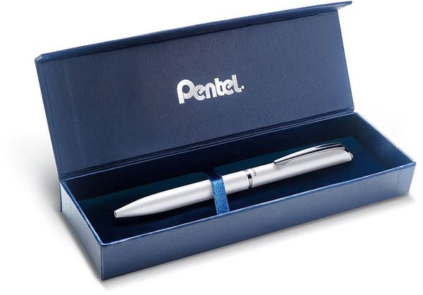 Pentel kuglepen hvid (BL-2007-WA1WCPL)