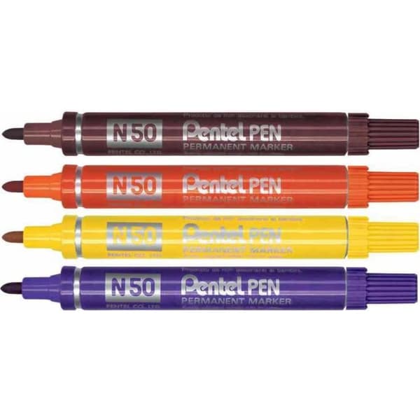 Pentel Permanent Marker N50, Orange