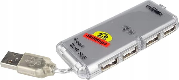 4-port PremiumCord USB 2.0 HUB utan ström