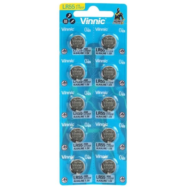 Vinnic-paristo LR55 1 kpl