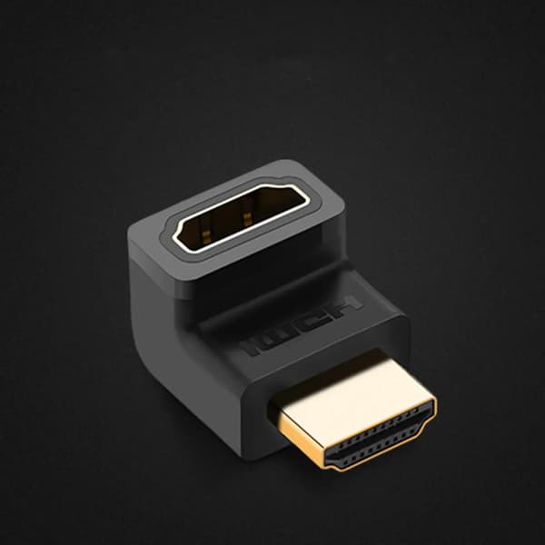 Ugreen HDMI (uros) - HDMI (naaras) sovitin musta (HD112)
