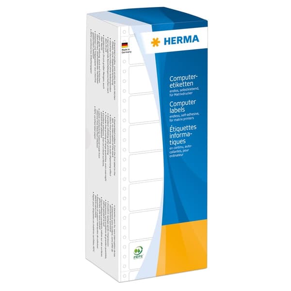 Herma Streckkodsetiketter, Vit 101,6 x 35,7 mm 4000 stycken
