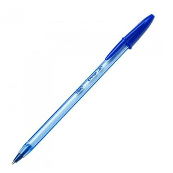 Kuglepen Bic Cristal Soft 1-2 mm Krystalblå (50 enheder)