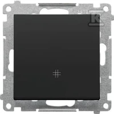 Simon 55 krydsforbinder (modul) 10 AX, 250 V~, lynkobling mat sort TW7.01/149