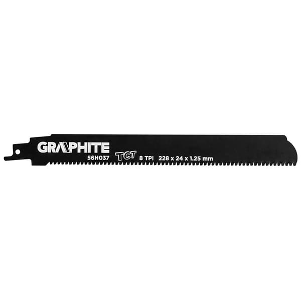 Graphite Bajonetsavklinger (Bajonetsavklinge, HM, 228 x 24 x 1.25 mm, 8TPI)
