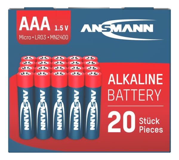 ANSMANN Micro batteri - 20 x AAA - Alk