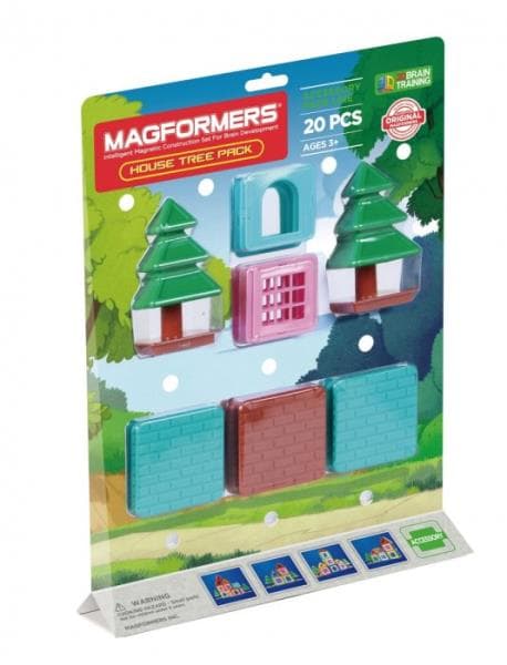 Magformers magnetiska blocktillbehör stuga (798007)