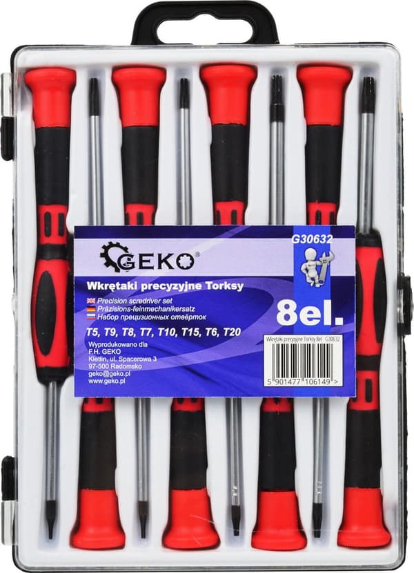 Tarkkuusruuvimeisselit Torks 8kpl/matkapuhelimille/ (24)