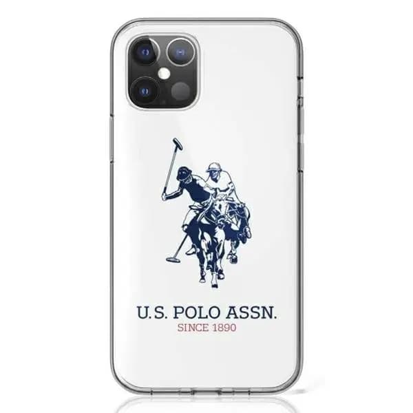 US Polo USHCP12LTPUHRWH iPhone 12 Pro Max 6,7\" vit/white Shiny Big Logo