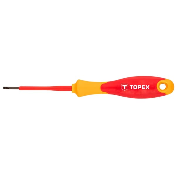 Topex Spårskruvmejsel 1000V 2.5x75mm 39D470