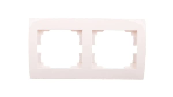 Kanlux Dubbel Horisontell Ram vit (25118)