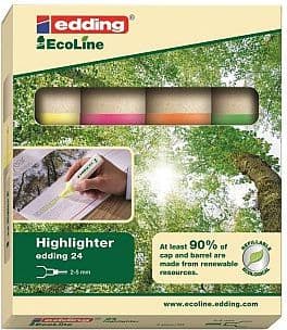 Överstrykningspenna ecoline 2-5mm 4 färger