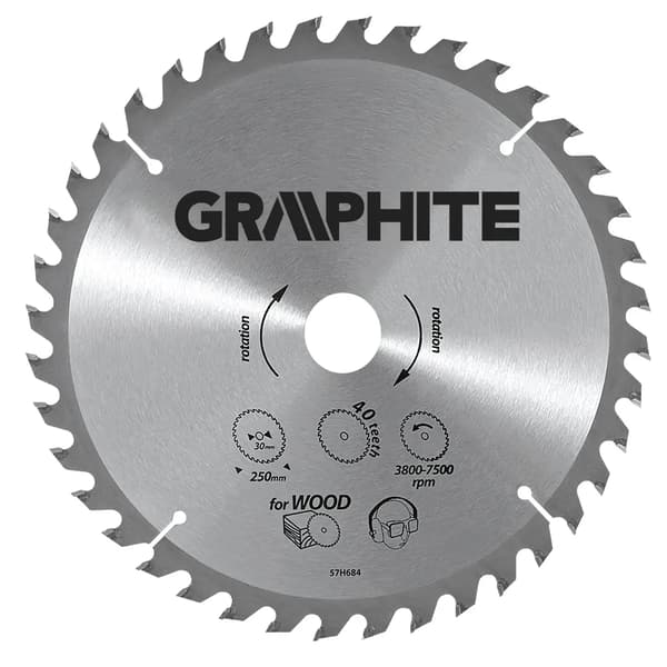 Graphite Widia savklinge 160x30mm 18 tænder - 57H656